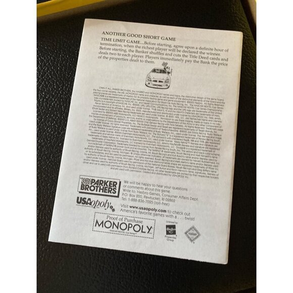 Monopoly NASCAR Nextel Cup Series Collector's Edition 2005 USA Boardgame - Picture 6 of 10